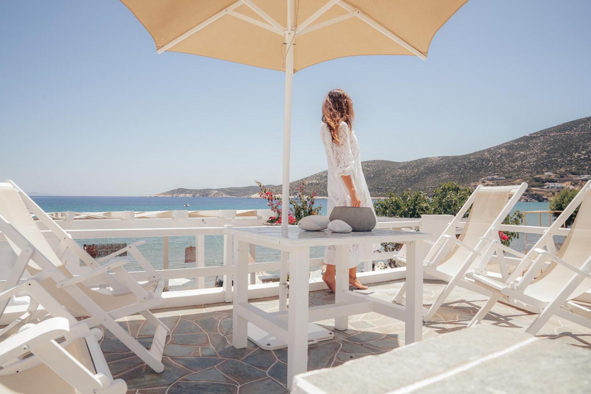 Turquoise Maison By The Sea Platis Gialos  Kültér fotó